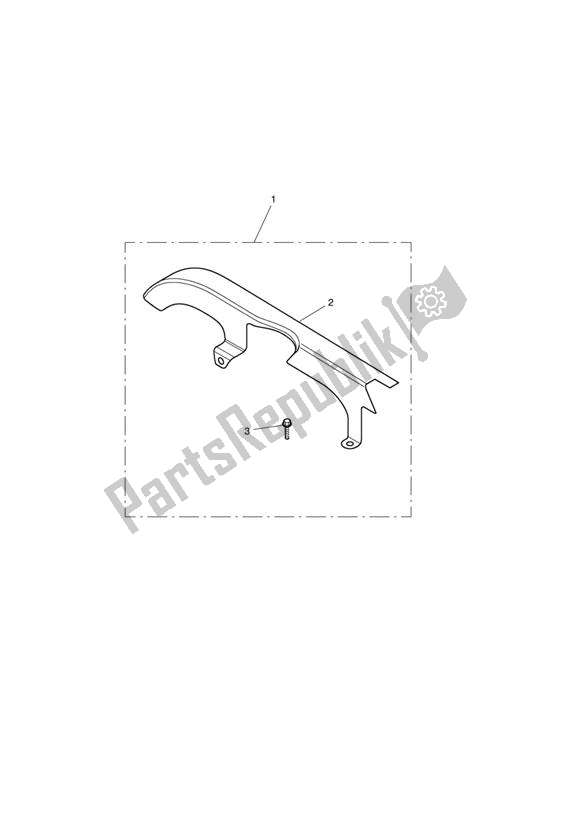 All parts for the Chain Guard, Chrome of the Triumph America Carburettor 790 2002 - 2007